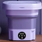 Mini Washing Machine 8L Portable Compact Sterilization Drying Laundry Machines