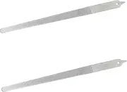 2PC 8 Diamond Dust Nail File - Stainless Steel Nail Dresser - 9 Inch