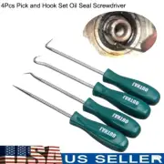 4Pcs Long Pick & Hook Set Gasket Puller Pick Tools for Removing Car O-Ring Seal
