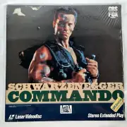 Arnold Schwarzenegger Commando Laserdisc Brand New Factory Sealed 1986