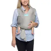 Moby Classic Wrap Baby/Newborn/Toddler Cotton Fabric Body Travel Carrier Grey