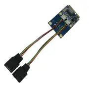 Mini PCIe PCI-e to Dual USB2.0 Adapter Card with 5pin USB Cable