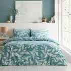 Botanical Leaves Quilt Cover King Size Bedset, Light Weight Garden