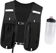 harayaa Running Hydration Vest Lightweight with Gym Bottle Running Vest Water Pack Breathable for Climbing Hiking Camping Cycling