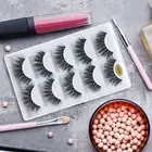 1 Box Mink Lashes Waterproof Eye-catching 3d Faux Mink Fake Eyelashes Portable