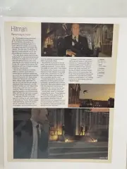 Hitman video game Preview Magazine Article print ad wall art Ephemera