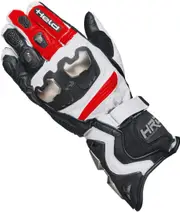 Held Titan XR2 Motorcycle Gloves, black-white-red, Size 2XL for Men Black White Red