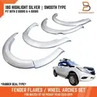 18G HIGHLIGHT SILVER FENDER FLARES WHEEL ARCH FIT MAZDA BT-50 2012-2019 UP UR