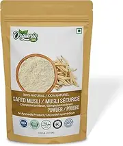 Organic Zing Safed Musli Powder 227g (Chlorophytum Borivilianum) | Natural Herbal Supplement | Pack of 1-8oz