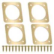 4Pieces Copper Birdhouse Protectors Metal Guards for Safe Nesting Bird House