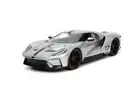 2017 Ford GT #17, Silver - Jada Toys 33857 - 1/24 scale Diecast Model Toy Car