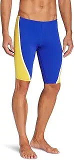 [The Finals] Men's Glide Splice Jammer Swimsuit, Royal/Gold, 28
