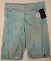NwT Volcom Women's Lived in Lounge-Bike Shorts,large, Blue Fog Color
