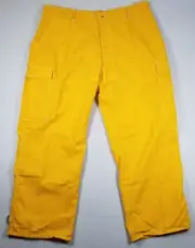 Nomex Crew Boss Wildfire Yellow WSS WBPC60Y 3XL/34 Work Pants XXXL 34