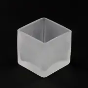 120 Frosted 5cm Glass Tealight Votive Candle Holder bomboniere event white BULK