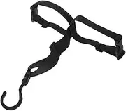 BELLIFFY Outdoor Fishing Boot Strap Belt Adjustable Boot Hanger Fishing Drying Rack Drying Rack Hanging Strap Shoes Hanger Nylon Black