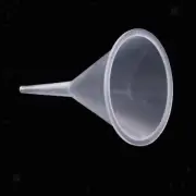 Small Clear PP Bottle Chemical Narrow Neck Filling Funnel Clear 4cm