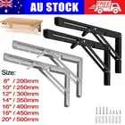 8"-20" Caravan Folding Table Bracket Shelf Bench Wall Mounted Hinges Heavy Duty