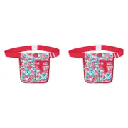 2PK Annabel Trends Sprout Half Waist Garden Tool Holder Belt Bag Sherbet Poppies