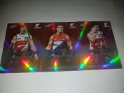 2019 select FOOTY STARS GWS GIANTS STRIKE FORCE TEAM SET 3 CARDS