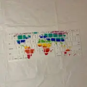 World Map Keyboard Silicone Skin