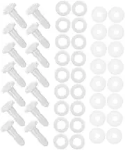 SOPOTUTU 20 Sets DIY Doll Joints Movable Gaskets for Doll Making Versatile Joint Accessories for Puppets Easy to Use and Adjust