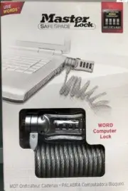 Master Lock SafeSpace LAPTOP Computer Lock 2120DWD - NEW FREE SHIPPING!!!