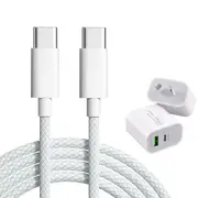 For iPhone Charger Cable Apple 15 pro Max iPad Type C USB Charging Fast Adapt 14