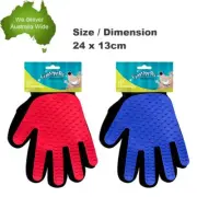 Pet Dog Cat Grooming Cleaning Magic Glove Hair Dirt Remover Removal Brush Comb