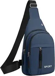 [Generic] Women's Versatile Chest Bag Nylon Cloth Single Shoulder Diagonal Cross Fashionable Travel Chest Bag