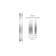 SAAS Double Pinstripe Line Car Tape Decals Stickers Silver 12mm x 10 Metres