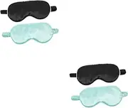 FOMIYES 2sets Breathable Sleeping Eye Masks Lightweight Blindfolds for Travel for Blocking Light Comfortable Sleep Eye Protectors for All Head 2pcs*2