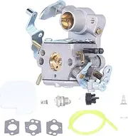 Chainsaw Tune Up Kit, Carburetor with Spark Plug Fuel Filter for P3314 P3416 P4018 PP3816 C1M‑W26C, High‑Quality Aluminum, Sturdy and Wear‑Resistant