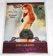 2015 Benchwarmer LISA LAKATOS Treasure Chest #67 Pink Foil Variant/5 Sexy