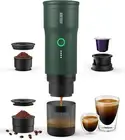 Portable Electric Espresso Machine, Ground Coffee & Capsule, Self-Heating, 20 Ba