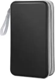 CD Case Wallet, 80 Capacity DVD VCD Media Blu-Ray Case Wallet Holder St