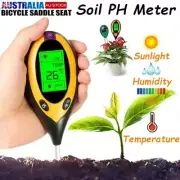 4 in 1 LCD Digital PH Meter Tester Soil Moisture Temperature Sunlight Tester VH