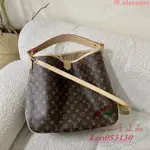 二手 LV 路易威登 DELIGHTFUL M40353 中號托特包 手提包 肩背包 沙灘包 購物袋