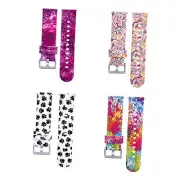 Compatible with Gizmo Watch Band Replacement for Kids, Soft multi color