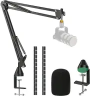 Rode Podmic Stand with Pop Filter - Microphone Boom Arm with Foam Windscreen Imp