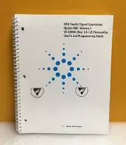 HP / Agilent E4400-90329 ESG, Opt 100 & W-CDMA User's and Programming Guide, New