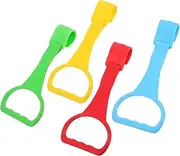 Kisangel 4 Pack Pull up Rings Toddler Pull up Bars Play Gym Part Playpen Boys and Girls Walking Helper