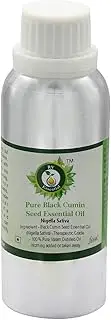 R V Essential Pure Black Cumin Seed Essential Oil 630ml (21oz)- Nigella Sativa (100% Pure and Natural Steam Distilled)