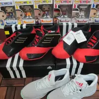 在飛比找Yahoo!奇摩拍賣優惠-Adidas T-MAC 1 黑紅 公司貨經典復刻籃球鞋ko