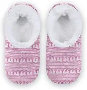 [Caihoyu] Kids Girls Boys Closed Back House Slippers Fuzzy Fleece Anti-Skid Sole Lightweight House Slipper Socks Indoor Outdoor Winter Bedroom