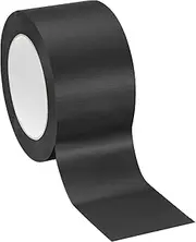 uxcell 2.4"x0.009" Bookbinding Tape, 22 Yard Cloth Bookbinding Repair Tape Book Binding Tape Self Adhesive for Repairing Old Books, Black