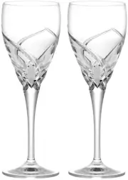 RCR CRYSTAL DA VINCI GROSSETO LIQUEUR GLASSES 8cl (PAIR) BRAND NEW