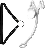 Male Bondage Lightweight Negative Chastity Lock CB Lock with Elastic Adjustable Auxiliary Belt Penis Chastity Lock Penis Erection Control Bondage Gear & Accessories