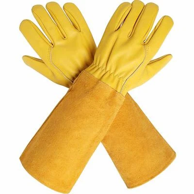 Gardening Gloves Thornproof Rose Pruning Beekeeper Gauntlet Puncture Resistant