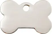 Red Dingo Stainless Steel Bone Tag - Lifetime Guarantee - Cat, Dog, Pet ID Tag E